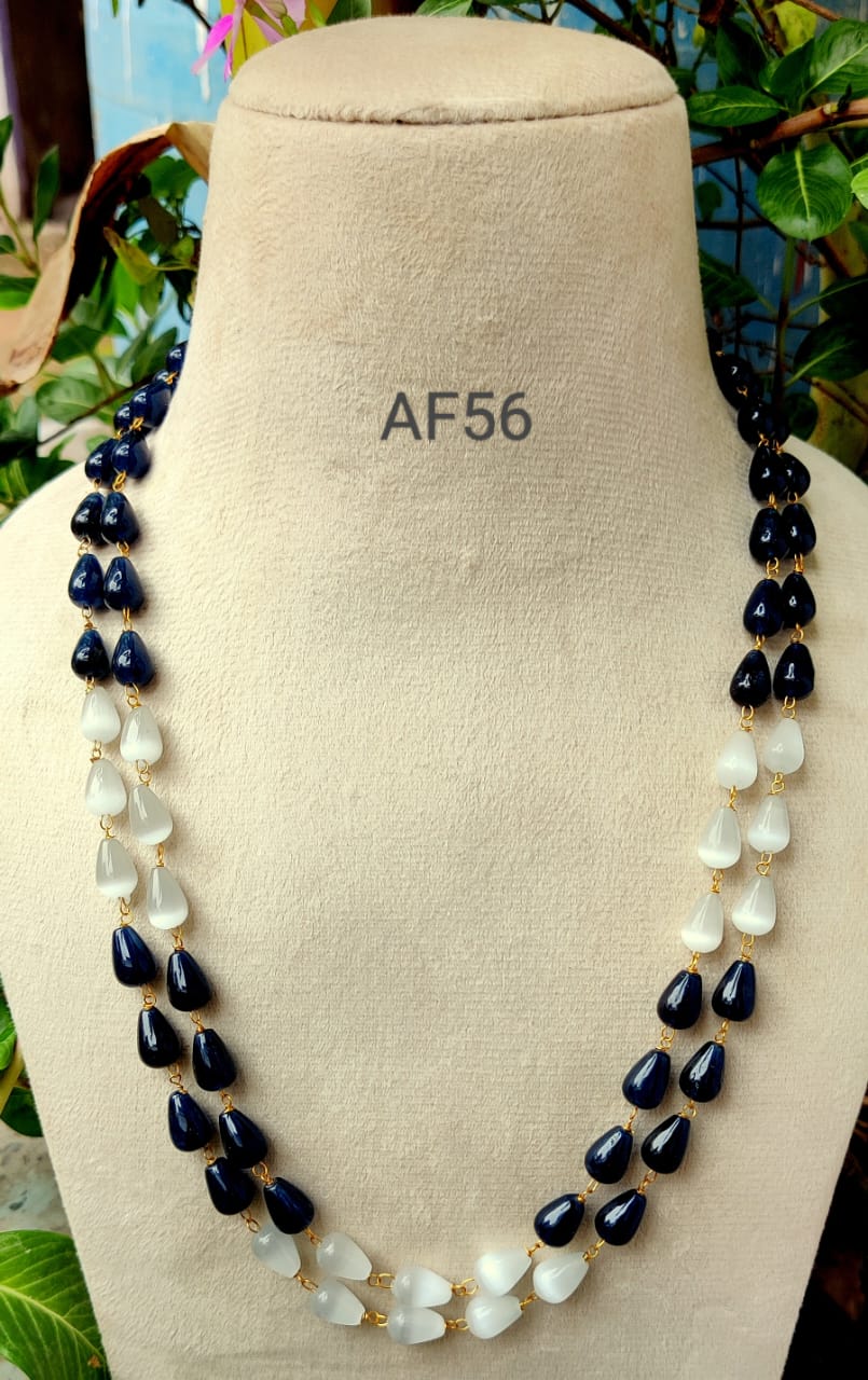 Black & White Classic Beads Necklace