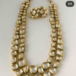 Royal Radiance Double-Layer Kundan Set