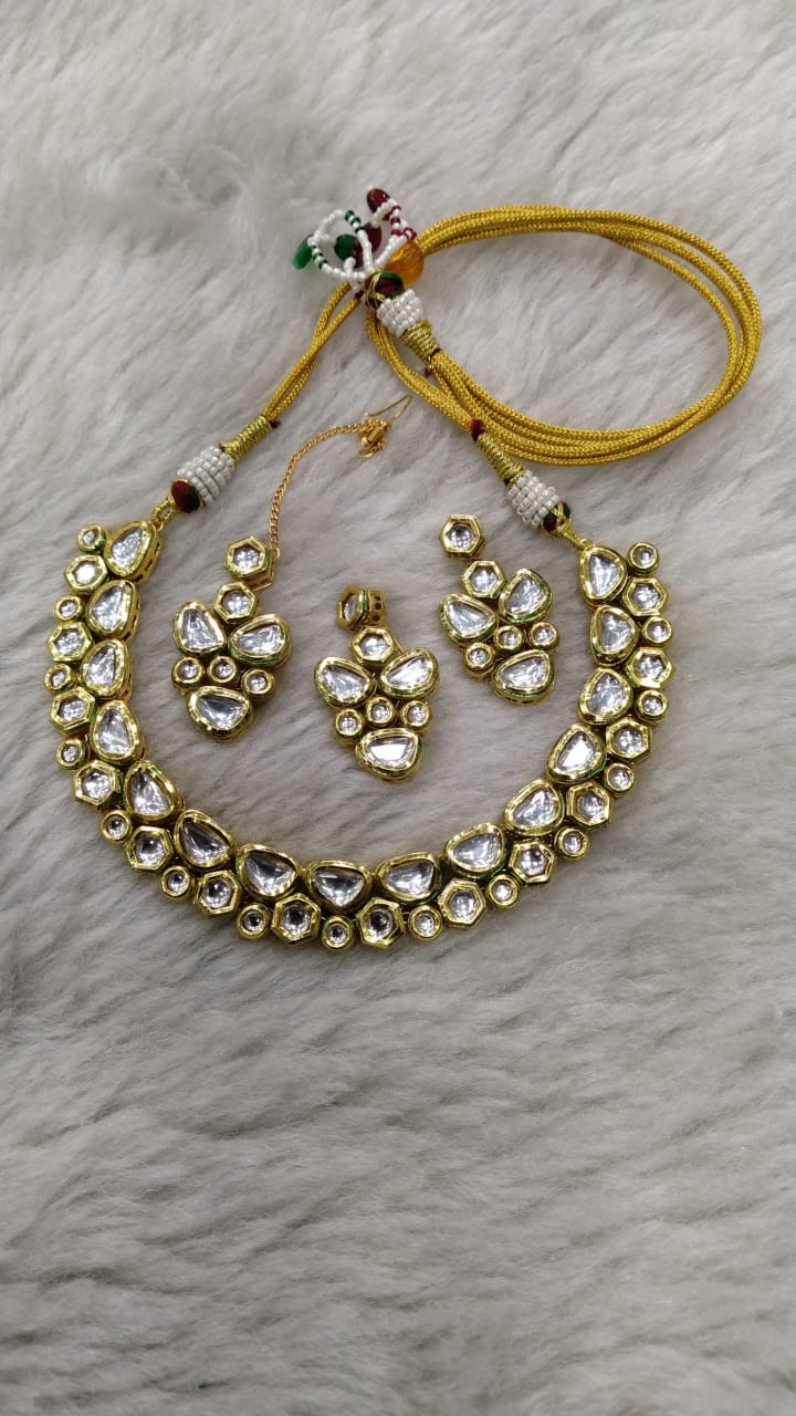 Mehfil Bridal Kundan Jewellery Set