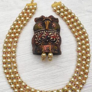 Royal Heritage Kundan Pearl Choker