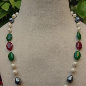 Pearl & Gemstone Harmony Necklace