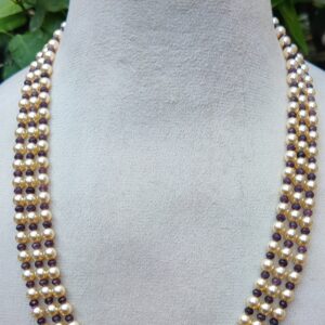 Elevate your elegance with the Syrosky Pearl with Onex Necklace