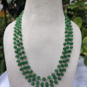 Natural Strawberry Pumpkin Bead Necklace