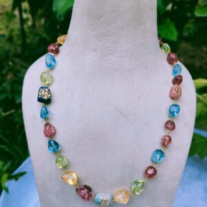 turmoline  Beaded Necklace