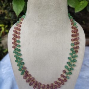 🍓🎃 Strawberry Pumpkin Beads Wire-Beading Necklace