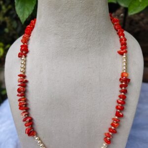 Pearl & Coral Harmony Necklace