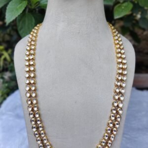 Micro Plated Kundan Necklace Set
